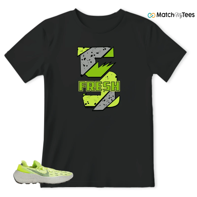 NIKE SPACE HIPPIE 04 LIGHT LEMMON TWIST SNEAKER Matching Tees t-shirt