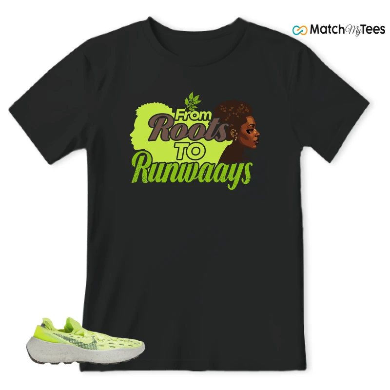NIKE SPACE HIPPIE 04 LIGHT LEMMON TWIST SNEAKER Matching Tees t-shirt