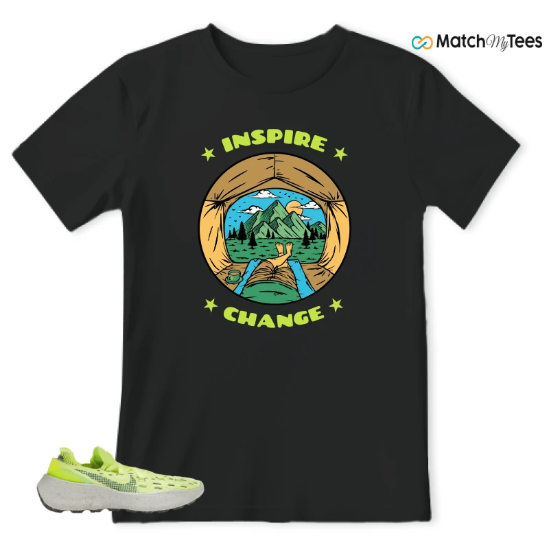 NIKE SPACE HIPPIE 04 LIGHT LEMMON TWIST SNEAKER Matching Tees t-shirt
