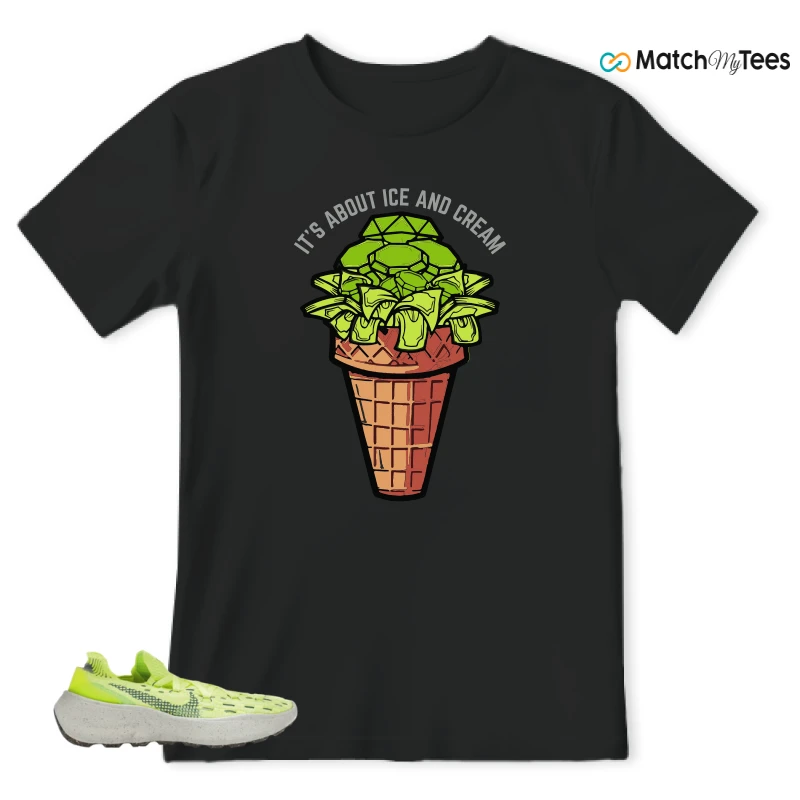 NIKE SPACE HIPPIE 04 LIGHT LEMMON TWIST SNEAKER Matching Tees t-shirt