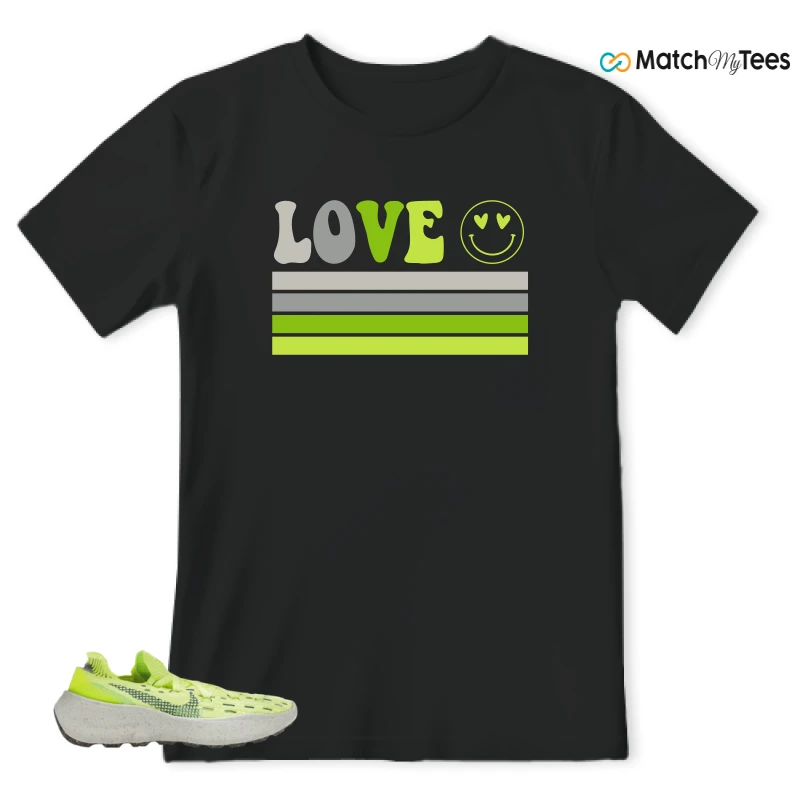 NIKE SPACE HIPPIE 04 LIGHT LEMMON TWIST SNEAKER Matching Tees t-shirt