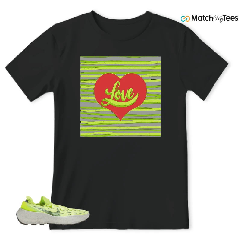 NIKE SPACE HIPPIE 04 LIGHT LEMMON TWIST SNEAKER Matching Tees t-shirt