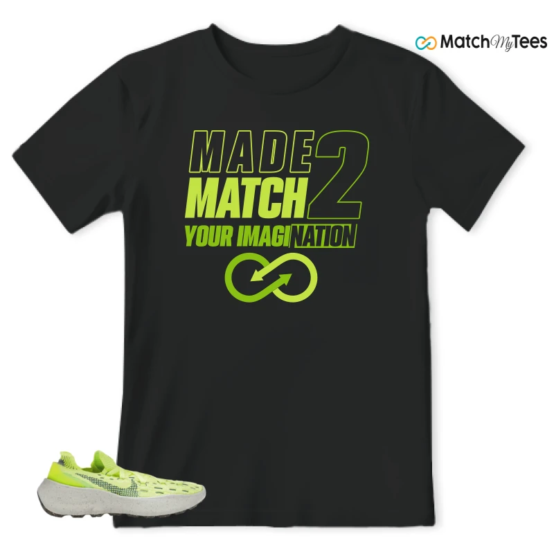 NIKE SPACE HIPPIE 04 LIGHT LEMMON TWIST SNEAKER Matching Tees t-shirt