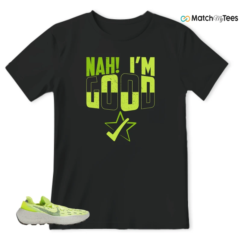 NIKE SPACE HIPPIE 04 LIGHT LEMMON TWIST SNEAKER Matching Tees t-shirt