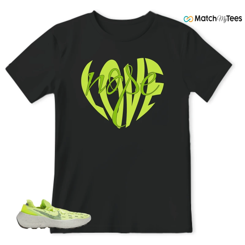 NIKE SPACE HIPPIE 04 LIGHT LEMMON TWIST SNEAKER Matching Tees t-shirt