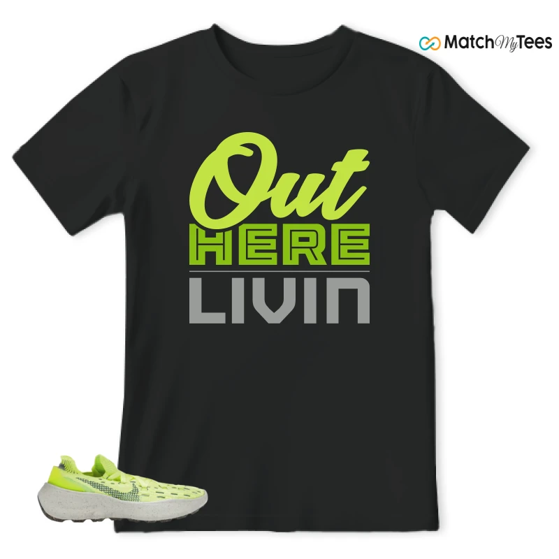 NIKE SPACE HIPPIE 04 LIGHT LEMMON TWIST SNEAKER Matching Tees t-shirt