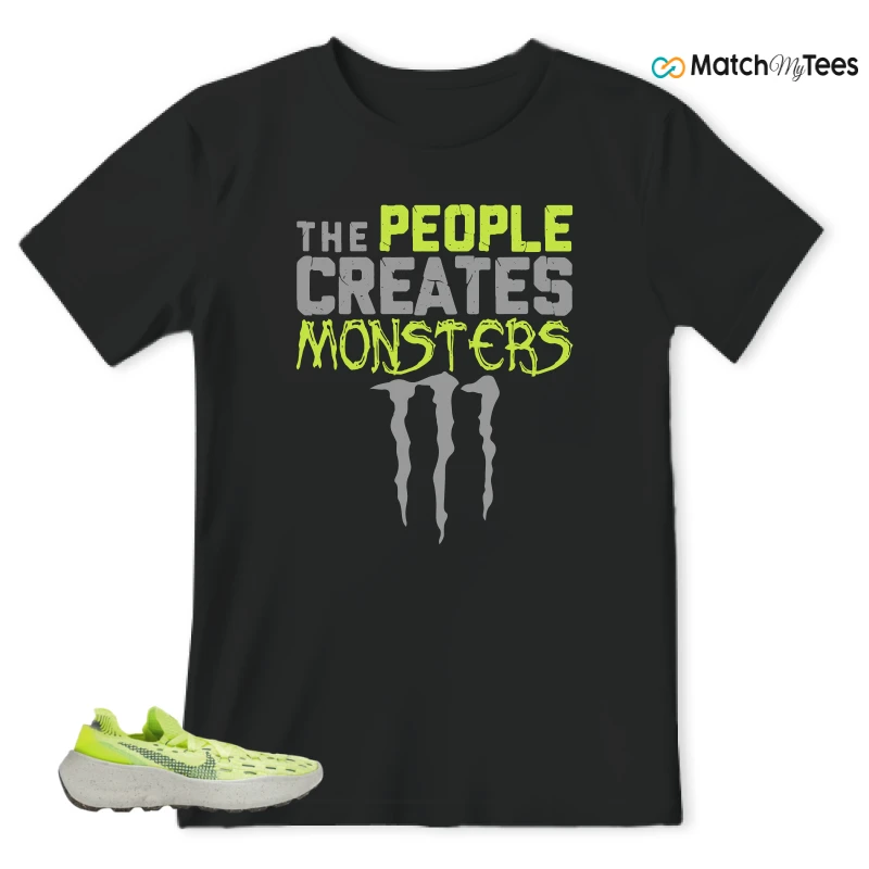 NIKE SPACE HIPPIE 04 LIGHT LEMMON TWIST SNEAKER Matching Tees t-shirt