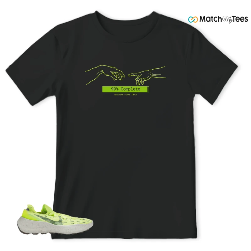 NIKE SPACE HIPPIE 04 LIGHT LEMMON TWIST SNEAKER Matching Tees t-shirt