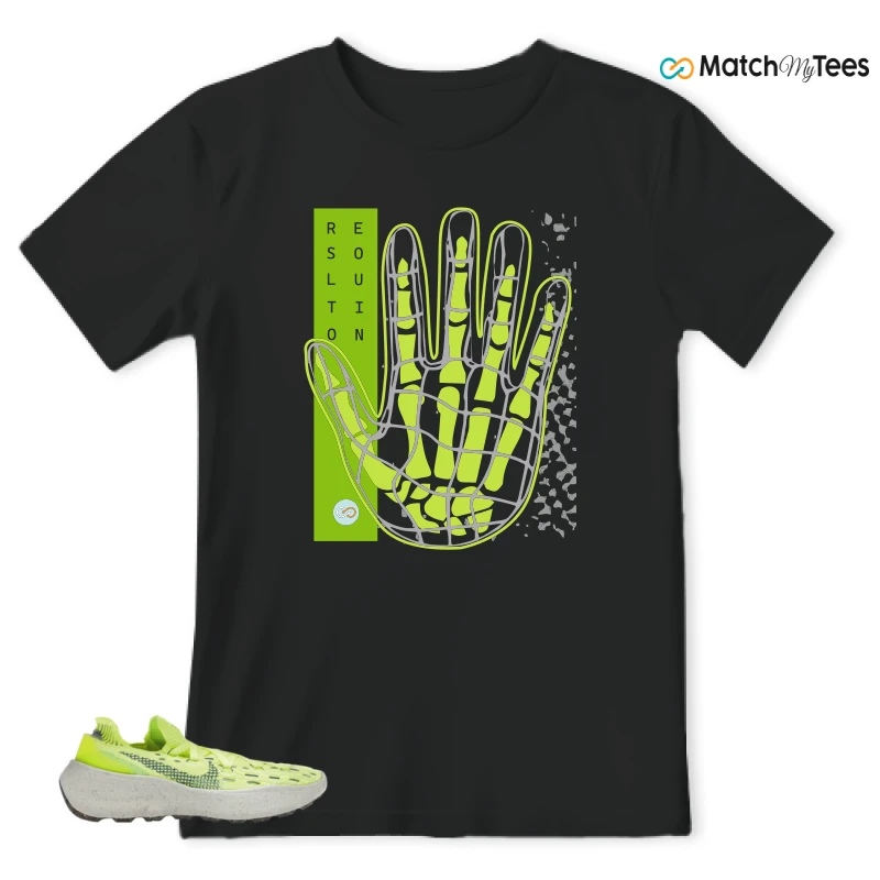 NIKE SPACE HIPPIE 04 LIGHT LEMMON TWIST SNEAKER Matching Tees t-shirt