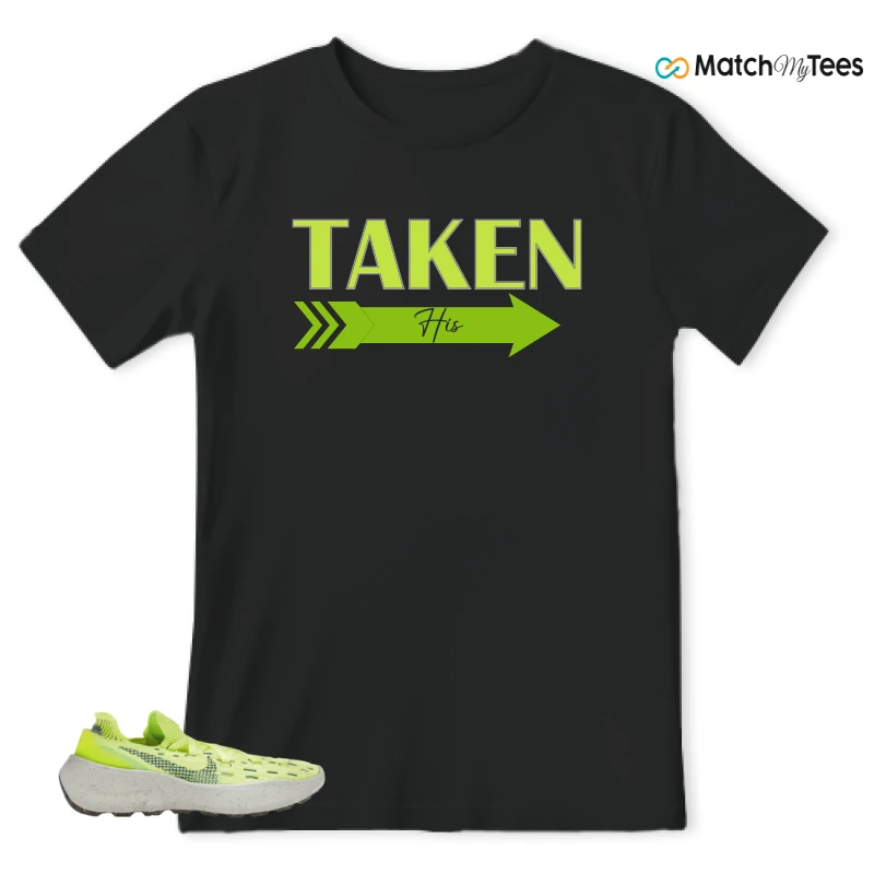 NIKE SPACE HIPPIE 04 LIGHT LEMMON TWIST SNEAKER Matching Tees t-shirt