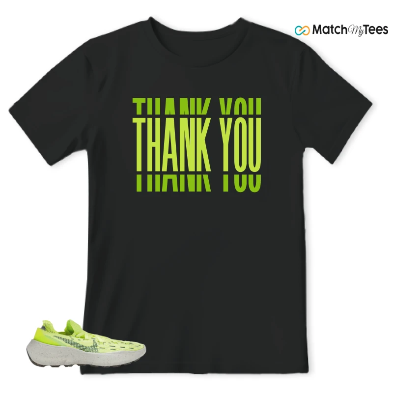 NIKE SPACE HIPPIE 04 LIGHT LEMMON TWIST SNEAKER Matching Tees t-shirt