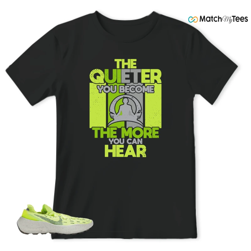 NIKE SPACE HIPPIE 04 LIGHT LEMMON TWIST SNEAKER Matching Tees t-shirt