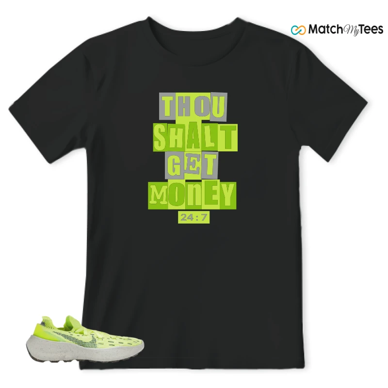 NIKE SPACE HIPPIE 04 LIGHT LEMMON TWIST SNEAKER Matching Tees t-shirt