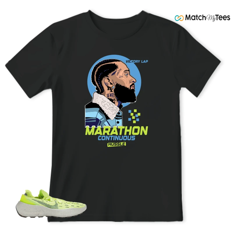 NIKE SPACE HIPPIE 04 LIGHT LEMMON TWIST SNEAKER Matching Tees t-shirt