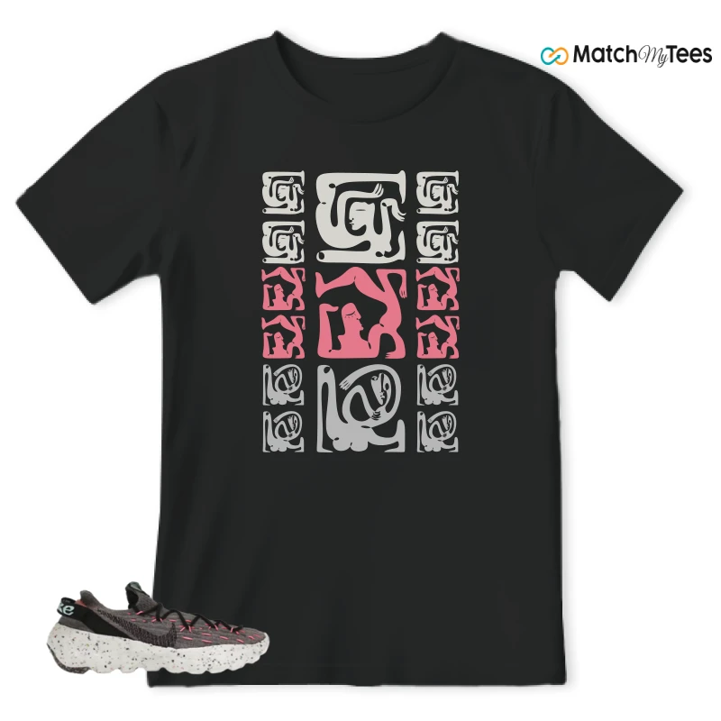 NIKE SPACE HIPPIE 04 PINK BLAST (WOMEN'S) SNEAKER Matching Tees t-shirt