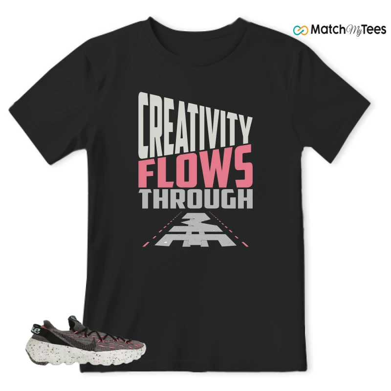 NIKE SPACE HIPPIE 04 PINK BLAST (WOMEN'S) SNEAKER Matching Tees t-shirt