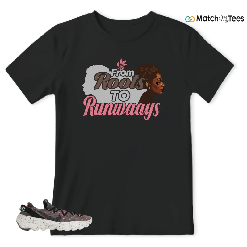 NIKE SPACE HIPPIE 04 PINK BLAST (WOMEN'S) SNEAKER Matching Tees t-shirt