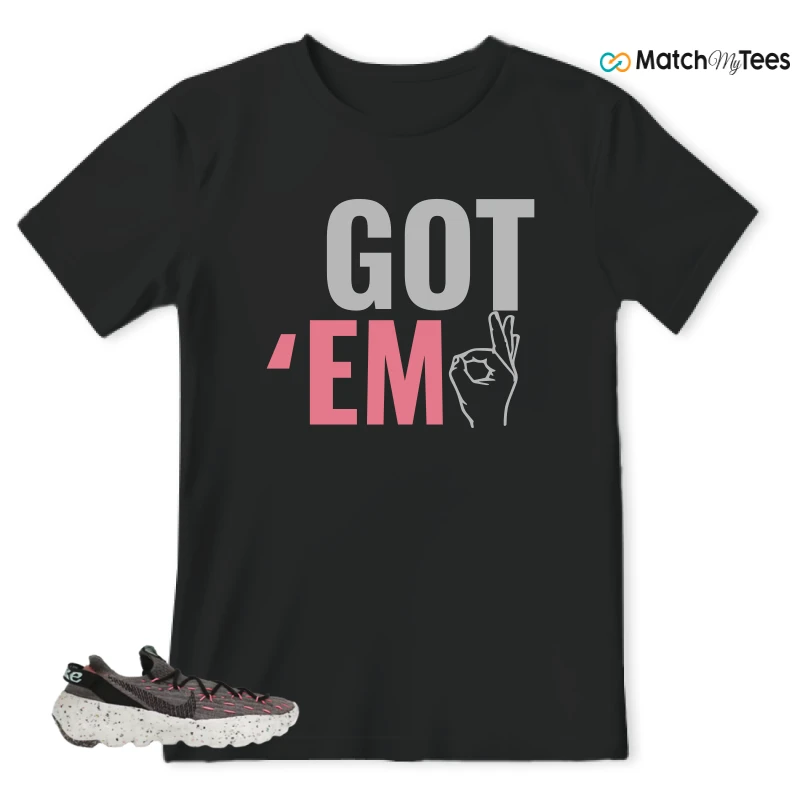 NIKE SPACE HIPPIE 04 PINK BLAST (WOMEN'S) SNEAKER Matching Tees t-shirt