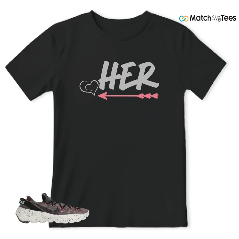 NIKE SPACE HIPPIE 04 PINK BLAST (WOMEN'S) SNEAKER Matching Tees t-shirt