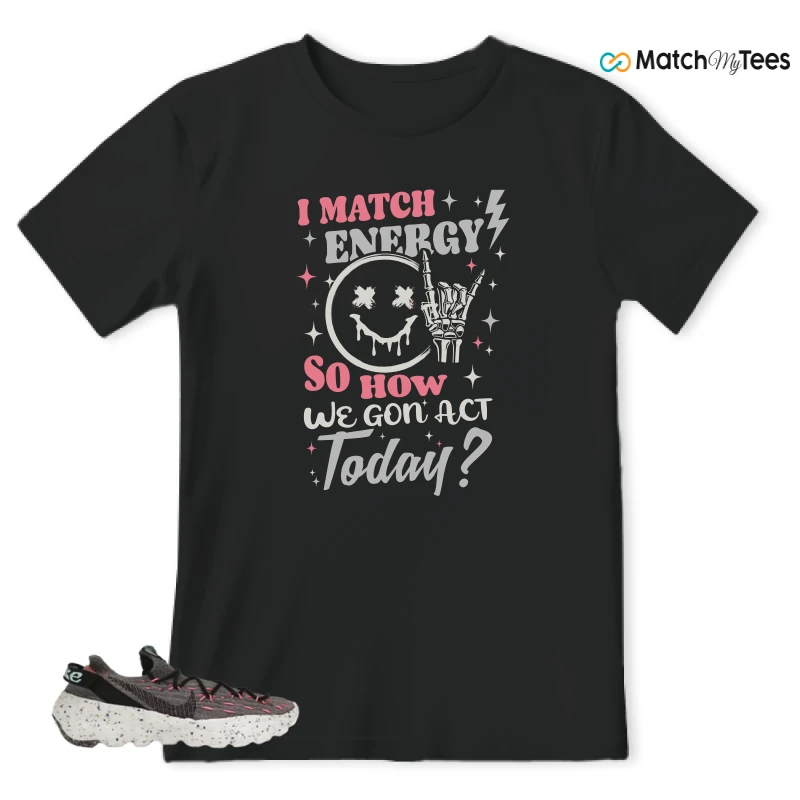 NIKE SPACE HIPPIE 04 PINK BLAST (WOMEN'S) SNEAKER Matching Tees t-shirt