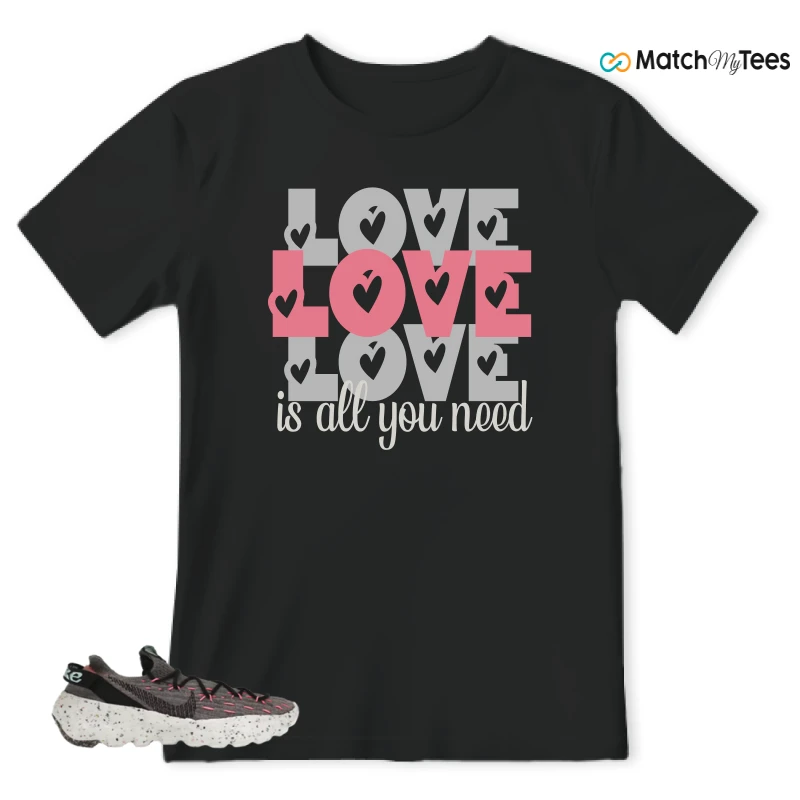 NIKE SPACE HIPPIE 04 PINK BLAST (WOMEN'S) SNEAKER Matching Tees t-shirt