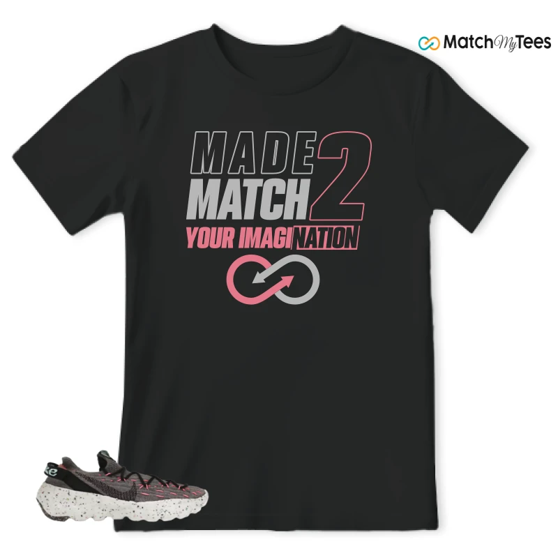NIKE SPACE HIPPIE 04 PINK BLAST (WOMEN'S) SNEAKER Matching Tees t-shirt