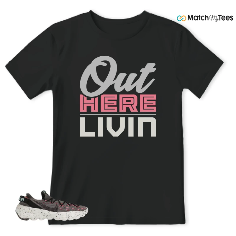 NIKE SPACE HIPPIE 04 PINK BLAST (WOMEN'S) SNEAKER Matching Tees t-shirt