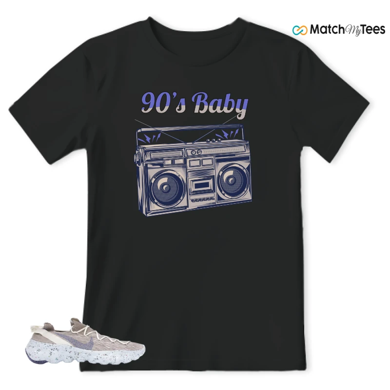 NIKE SPACE HIPPIE 04 SAIL ASTRONOMY BLUE SNEAKER Matching Tees t-shirt