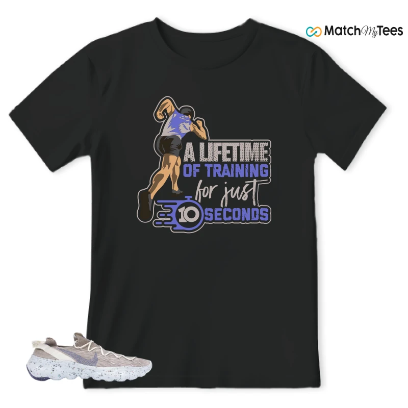 NIKE SPACE HIPPIE 04 SAIL ASTRONOMY BLUE SNEAKER Matching Tees t-shirt