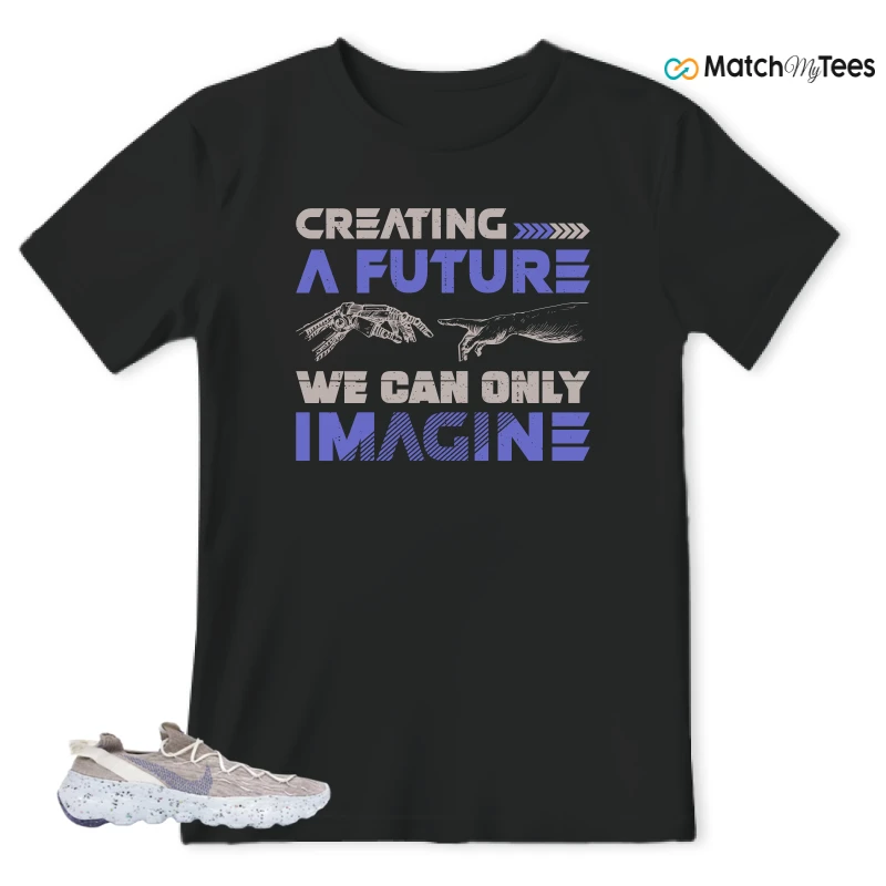 NIKE SPACE HIPPIE 04 SAIL ASTRONOMY BLUE SNEAKER Matching Tees t-shirt