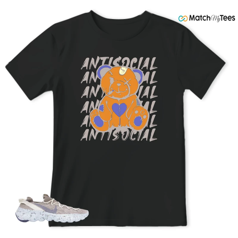 NIKE SPACE HIPPIE 04 SAIL ASTRONOMY BLUE SNEAKER Matching Tees t-shirt
