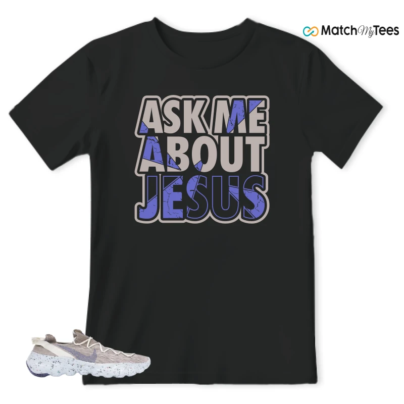 NIKE SPACE HIPPIE 04 SAIL ASTRONOMY BLUE SNEAKER Matching Tees t-shirt
