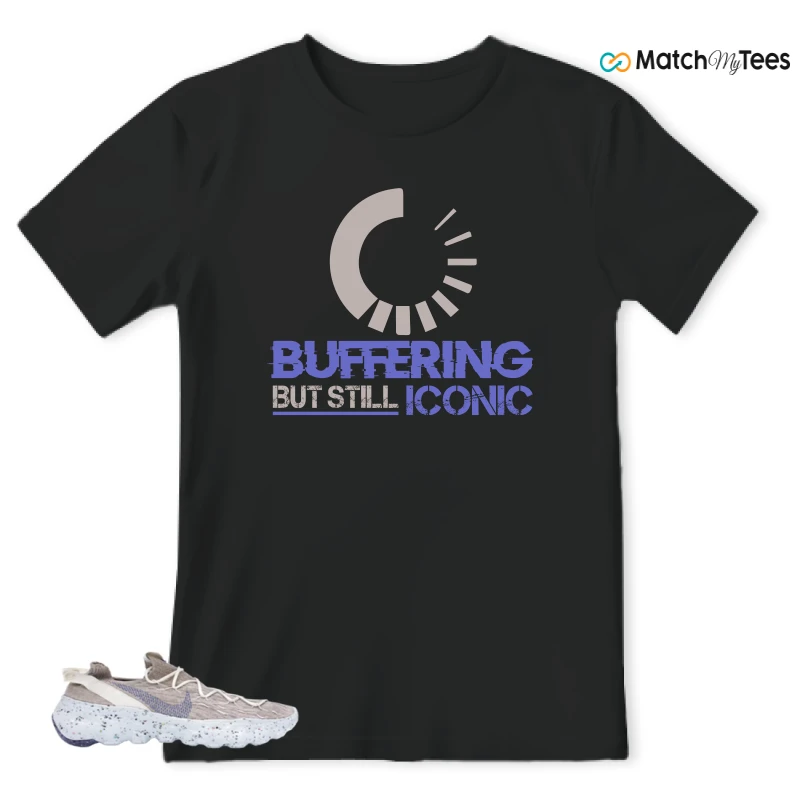 NIKE SPACE HIPPIE 04 SAIL ASTRONOMY BLUE SNEAKER Matching Tees t-shirt