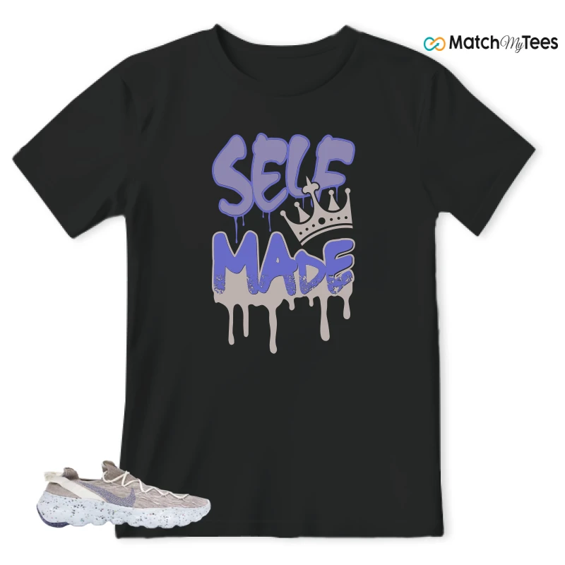 NIKE SPACE HIPPIE 04 SAIL ASTRONOMY BLUE SNEAKER Matching Tees t-shirt