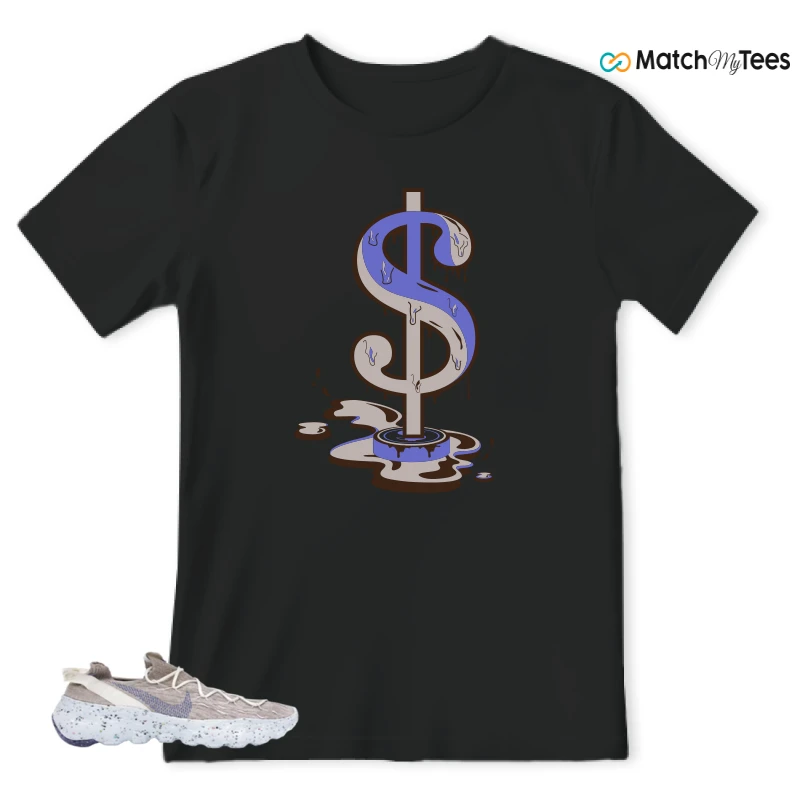 NIKE SPACE HIPPIE 04 SAIL ASTRONOMY BLUE SNEAKER Matching Tees t-shirt