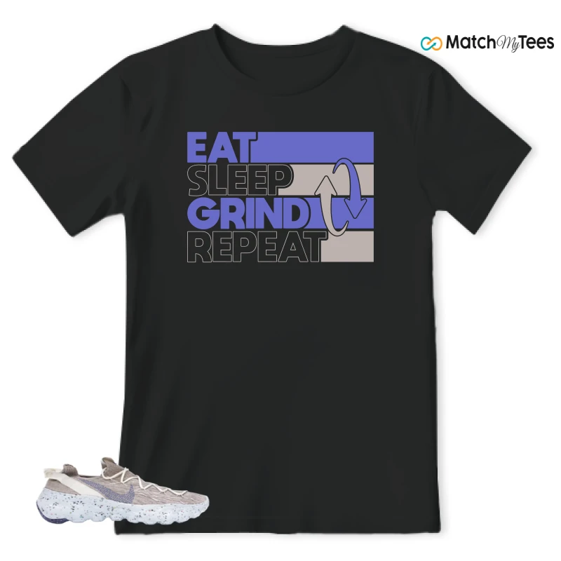 NIKE SPACE HIPPIE 04 SAIL ASTRONOMY BLUE SNEAKER Matching Tees t-shirt