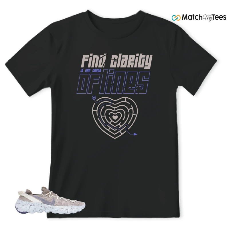 NIKE SPACE HIPPIE 04 SAIL ASTRONOMY BLUE SNEAKER Matching Tees t-shirt