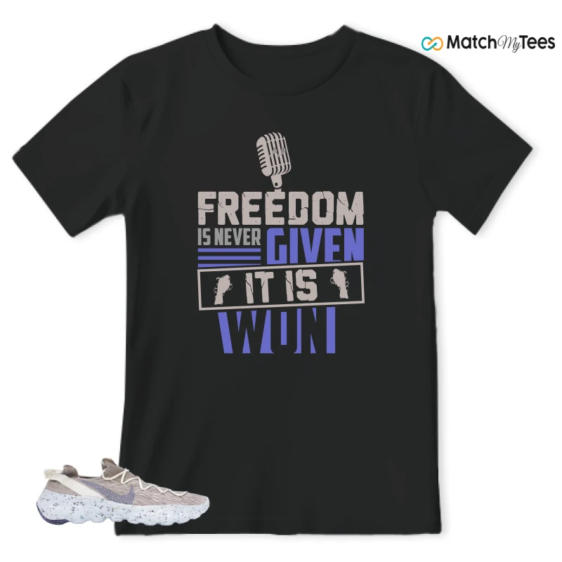 NIKE SPACE HIPPIE 04 SAIL ASTRONOMY BLUE SNEAKER Matching Tees t-shirt