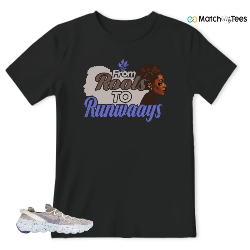 NIKE SPACE HIPPIE 04 SAIL ASTRONOMY BLUE SNEAKER Matching Tees t-shirt