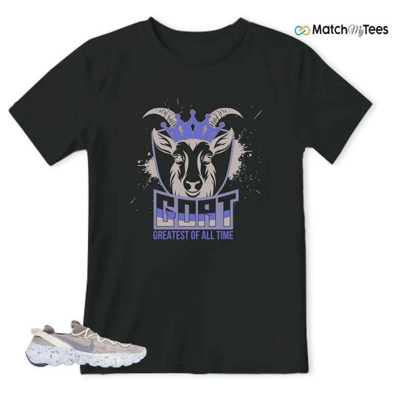 NIKE SPACE HIPPIE 04 SAIL ASTRONOMY BLUE SNEAKER Matching Tees t-shirt