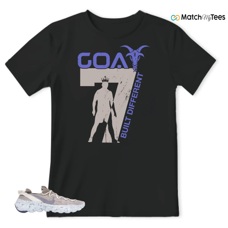 NIKE SPACE HIPPIE 04 SAIL ASTRONOMY BLUE SNEAKER Matching Tees t-shirt