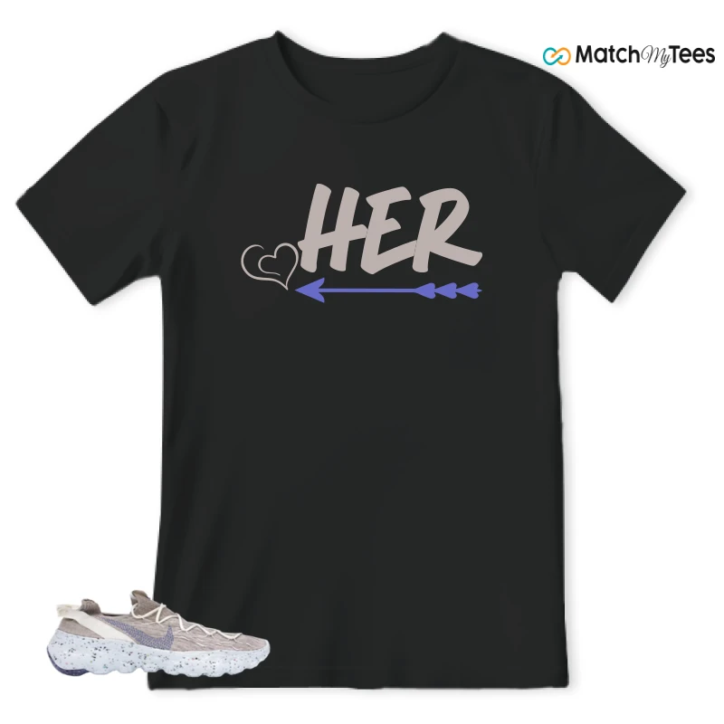 NIKE SPACE HIPPIE 04 SAIL ASTRONOMY BLUE SNEAKER Matching Tees t-shirt