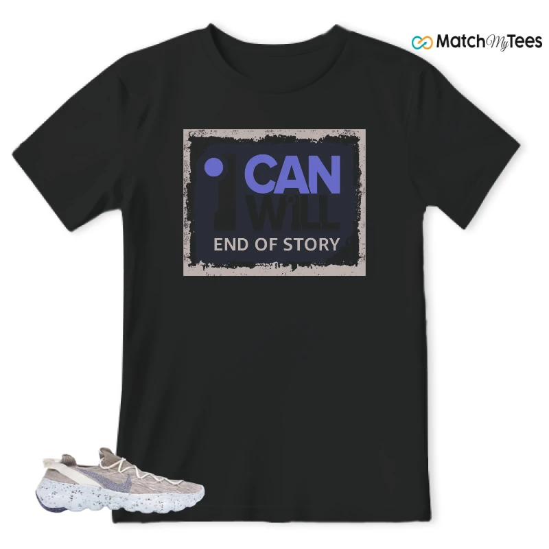 NIKE SPACE HIPPIE 04 SAIL ASTRONOMY BLUE SNEAKER Matching Tees t-shirt