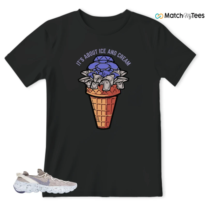 NIKE SPACE HIPPIE 04 SAIL ASTRONOMY BLUE SNEAKER Matching Tees t-shirt