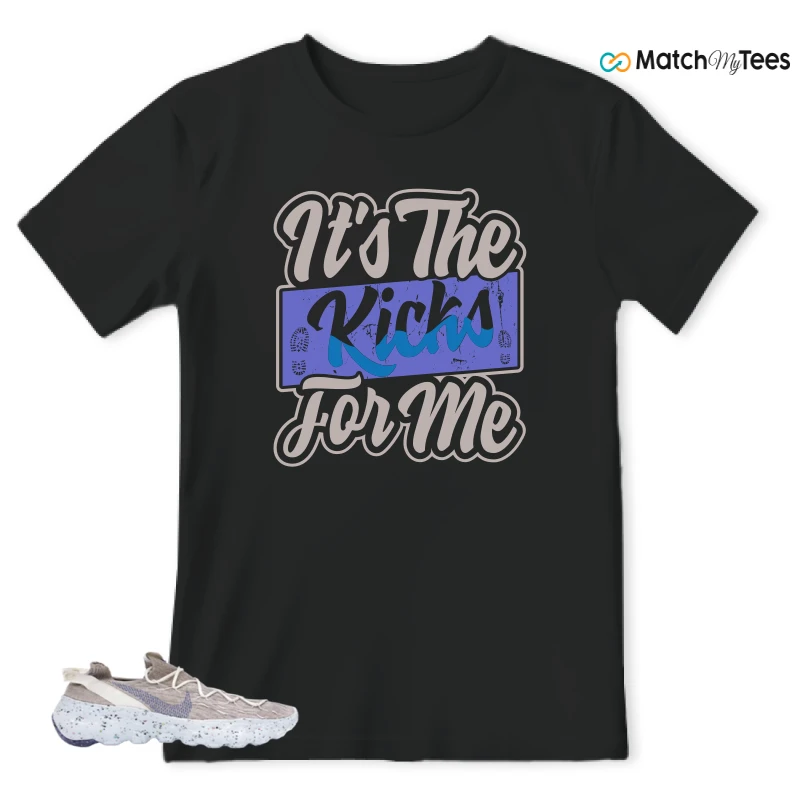NIKE SPACE HIPPIE 04 SAIL ASTRONOMY BLUE SNEAKER Matching Tees t-shirt