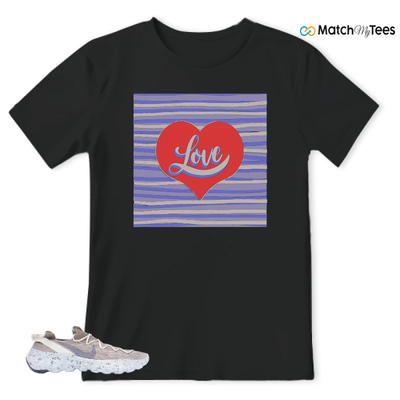 NIKE SPACE HIPPIE 04 SAIL ASTRONOMY BLUE SNEAKER Matching Tees t-shirt