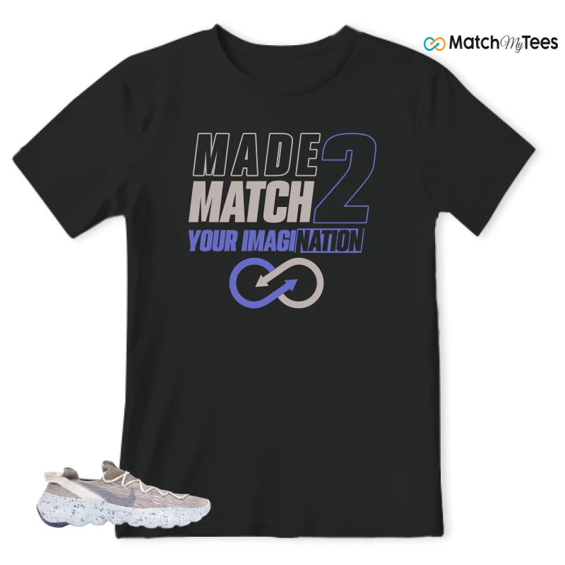 NIKE SPACE HIPPIE 04 SAIL ASTRONOMY BLUE SNEAKER Matching Tees t-shirt