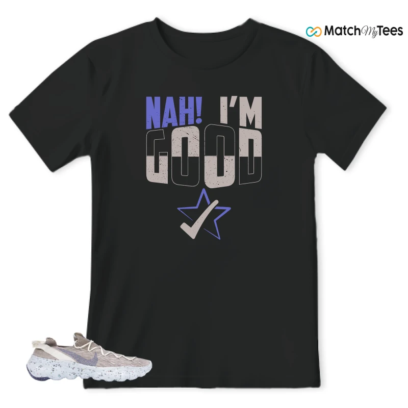 NIKE SPACE HIPPIE 04 SAIL ASTRONOMY BLUE SNEAKER Matching Tees t-shirt