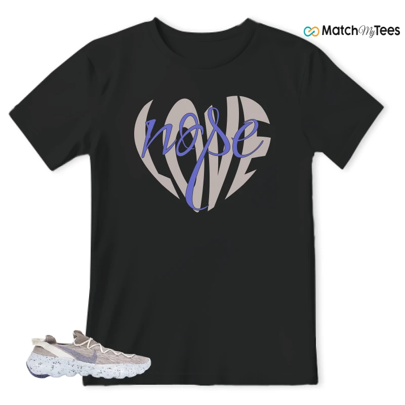 NIKE SPACE HIPPIE 04 SAIL ASTRONOMY BLUE SNEAKER Matching Tees t-shirt