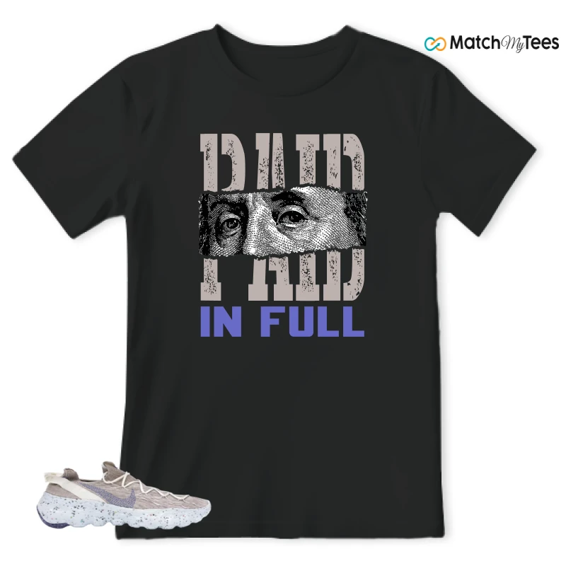NIKE SPACE HIPPIE 04 SAIL ASTRONOMY BLUE SNEAKER Matching Tees t-shirt